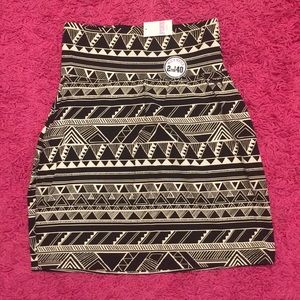 SALE * Printed High Waisted Mini Skirt